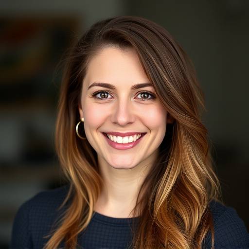 Portrait de Sophie Leclerc, instructrice en design graphique et UI/UX √† l'Acad√©mie Num√©rique √âclaire.